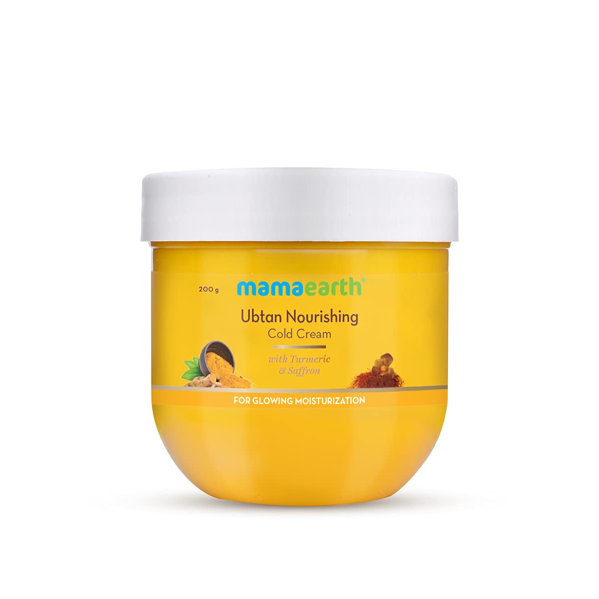 Mamaearth Ubtan Nourishing Cold Cream with Turmeric & Saffron - 100 gm
