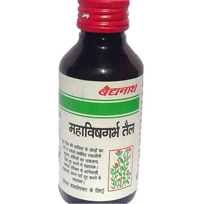 Baidyanath Maha Vishgarbha Tail – 100 ml for pain, stiffness, inflammation of joints, Arthritis, Backache