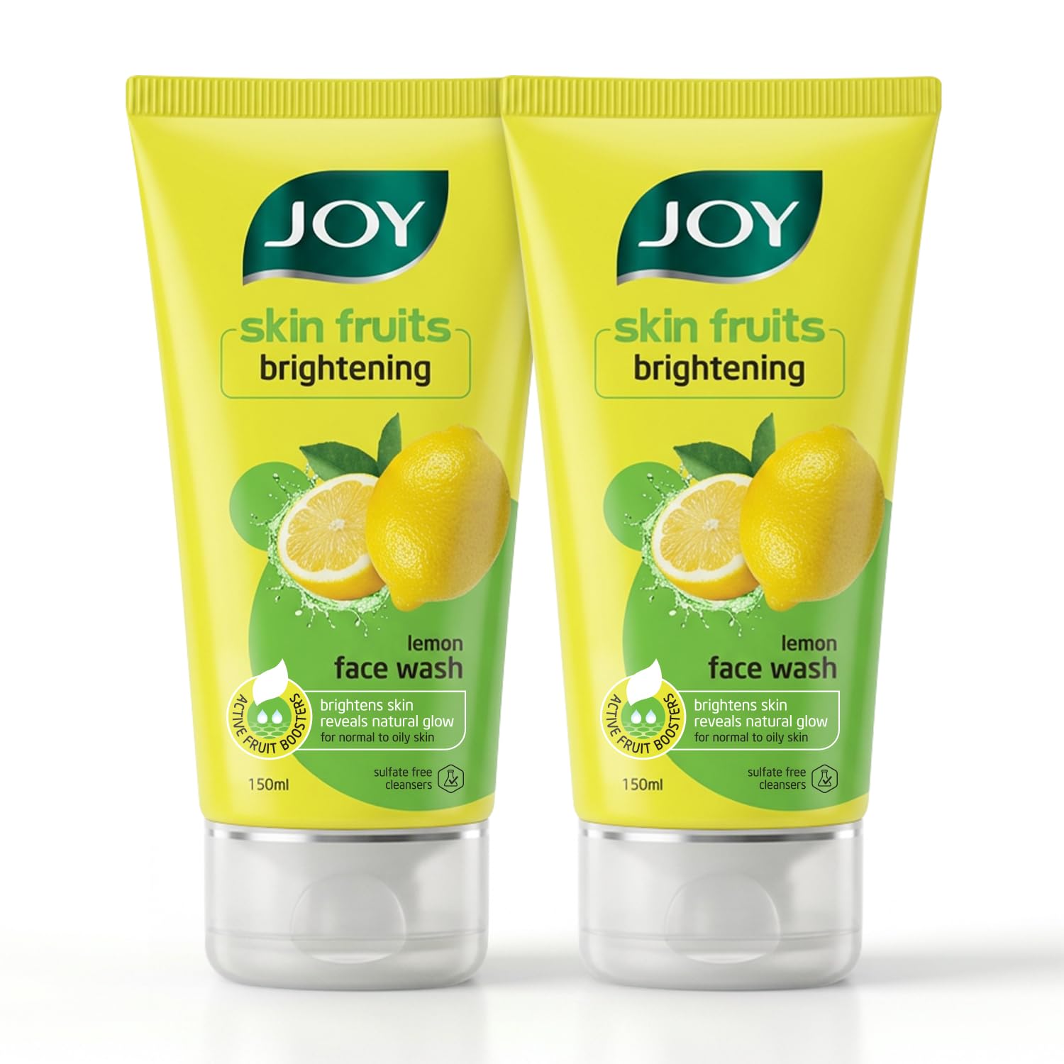 Joy Skin Fruits Lemon Brightening Face Wash 150ml x 2