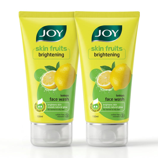 Joy Skin Fruits Lemon Brightening Face Wash 150ml x 2