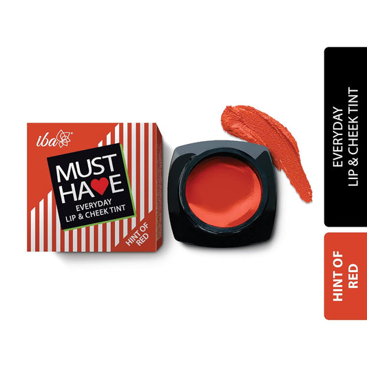 Iba Must Have Everyday Lip & Cheek Tint - Hint of Red, 8g