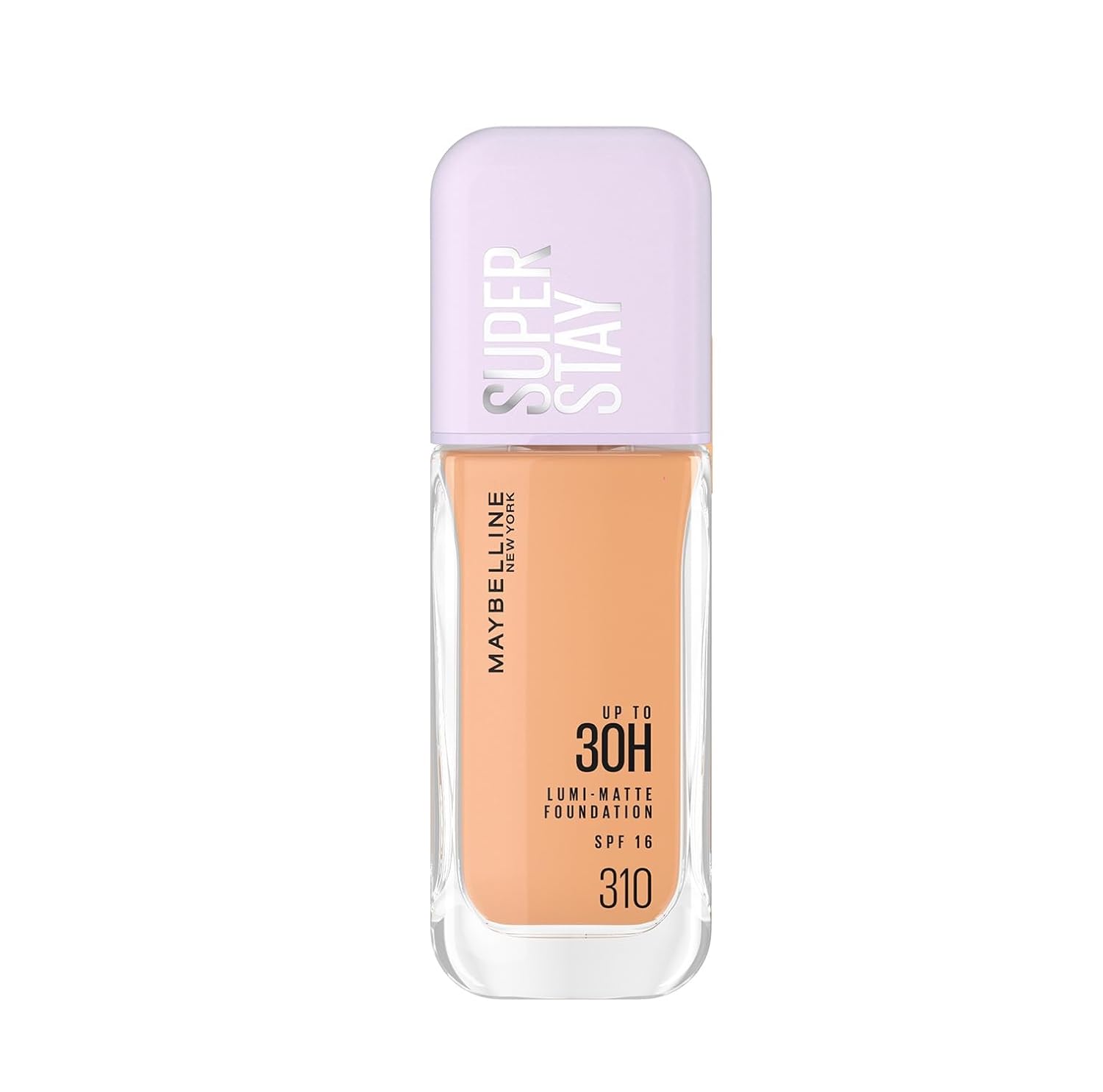 Maybelline New York Super Stay Lumi Matte Liquid Foundation, 30 HR Long Lasting yet Lightweight, 310, 35ml