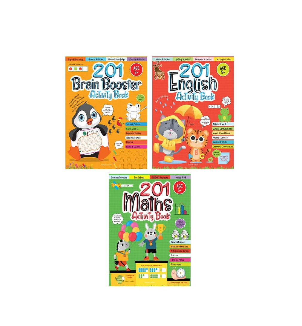 201 Activity Books (Pack of 3 books) Paperback