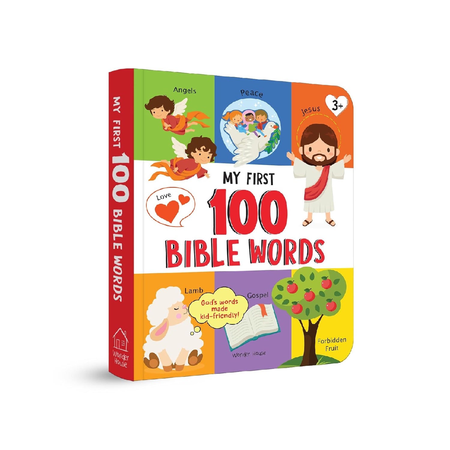 My First 100 Bible Words – Illustrated Christian Board Book for Kids