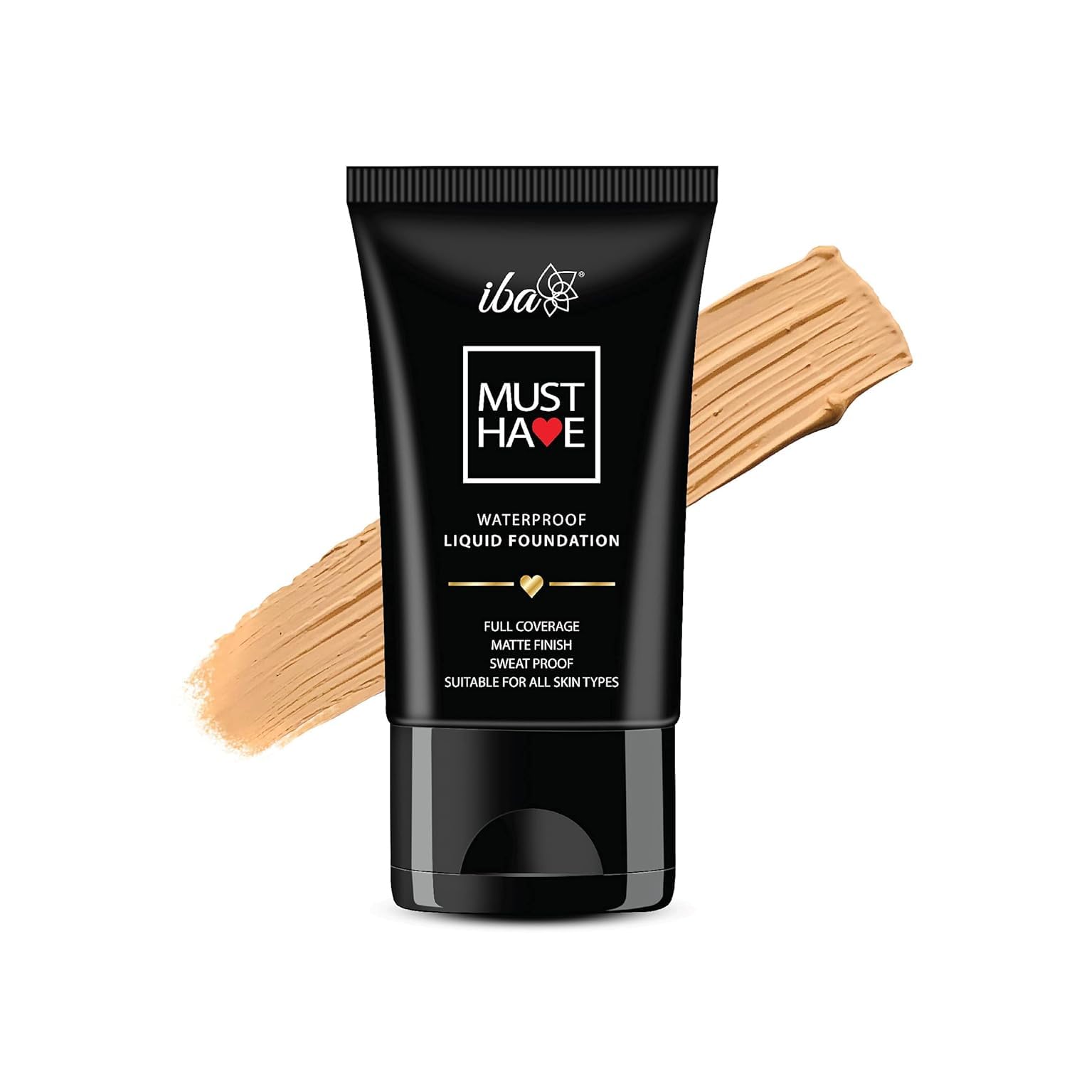 Iba Must Have Waterproof Liquid Foundation - Medium Beige, 30ml
