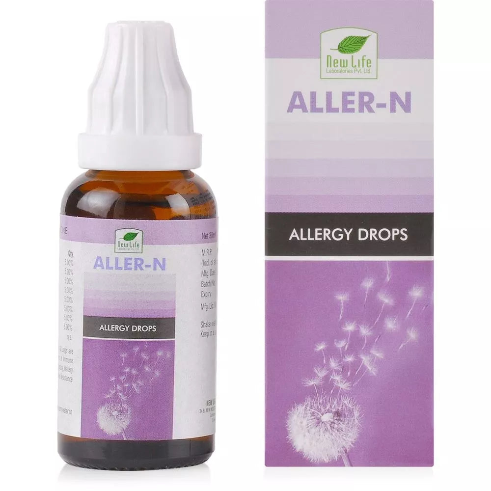 New Life Aller N Drops Homeopathy Allergy (30ml)