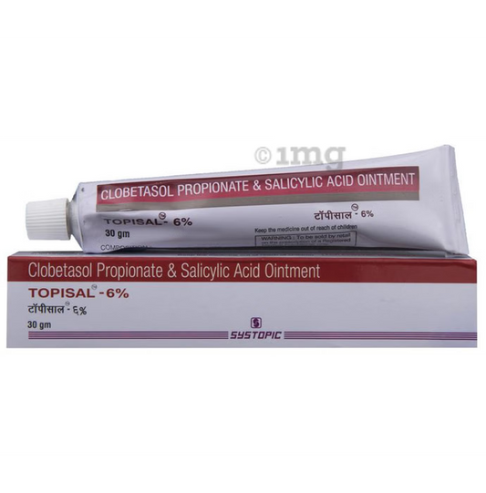 Topisal 6% Ointment (30gm) For Eczema, Skin Redness, Itching