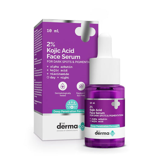 The Derma Co. 2% Kojic Acid Face Serum with Alpha Arbutin - 10 ml