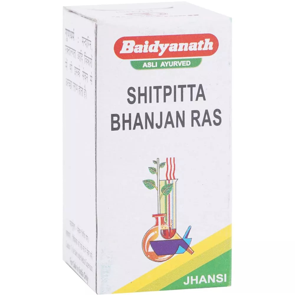 Baidyanath Sheetpitta Bhanjan Ras (10g) for swelling liver care
