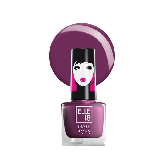 Elle 18 Matte, Glossy Finish Nail Pops Color 161, 161, 5 Ml