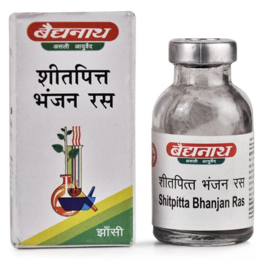 Baidyanath Sheetpitta Bhanjan Ras (10g) for swelling liver care