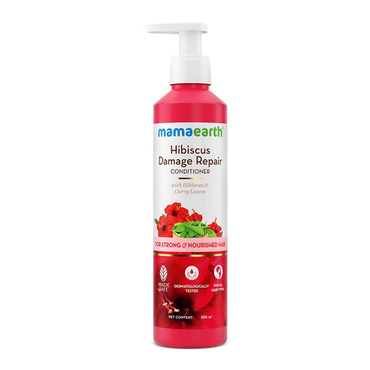 Mamaearth Hibiscus Damage Repair Conditioner With Hibiscus & Curry Leaves - 250 ml