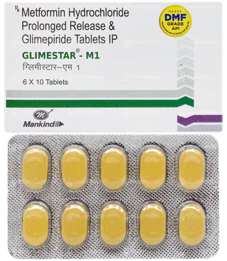 Glimestar-M1 Tablet PR – 10 Tablets for blood sugar levels