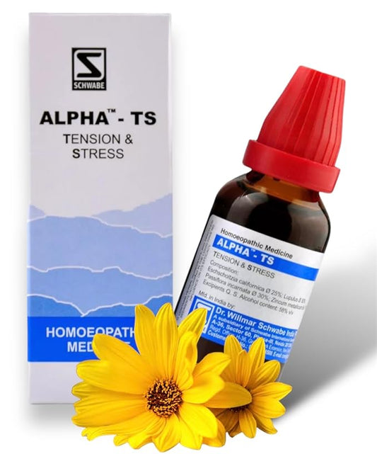 Dr Willmar Schwabe India Homoeopathic Alpha TS (Tension and Stress) (30ml) for anxiety depression