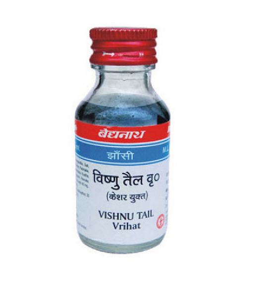 Baidyanath Vishnu Tail (Kesar Yukt) (25ml) for swelling, joint aches and pains
