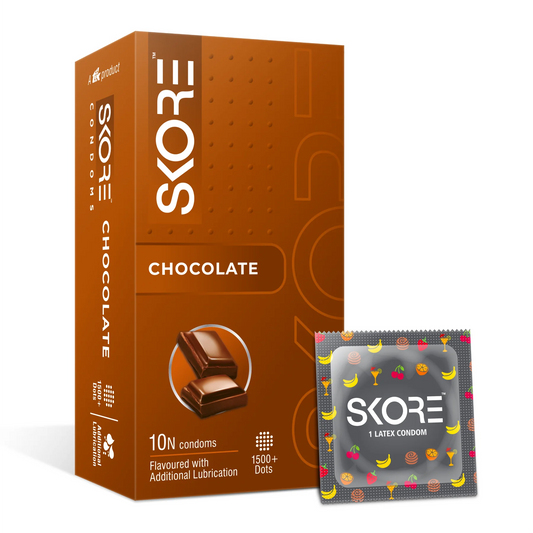 Skore Chocolate Flavoured Condom 10n