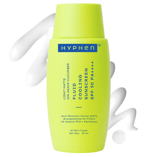 Hyphen Fluid Cooling Sunscreen SPF 50 PA++++ With Encapsulated UV Filter (50ml)