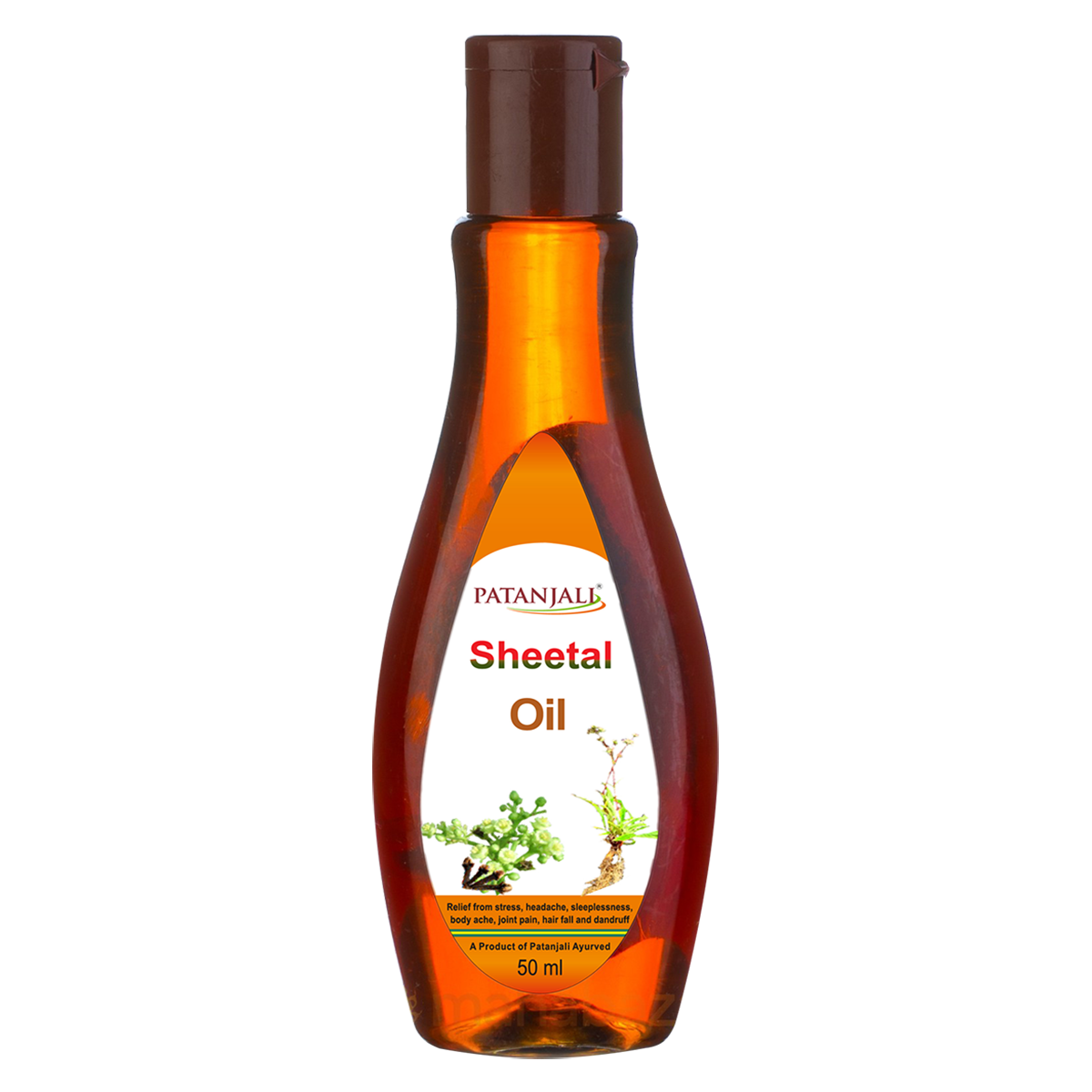 PATANJALI SHEETAL HAIR OIL 50 ML for stress, headache, body and joint ache