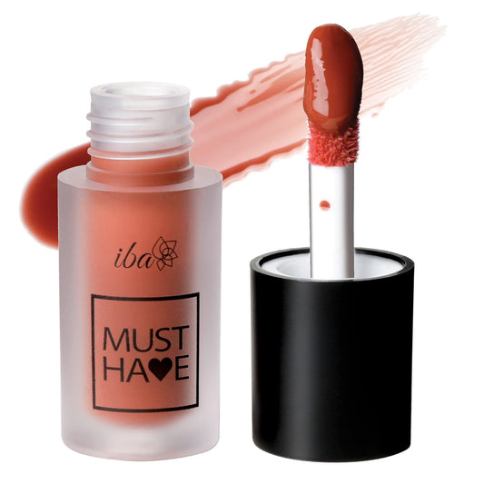 Iba Must Have High Shine Lip Oil with Vitamin C for Making Lips Brighter and Pinker | Long-Lasting Nourishment and Hydration | Soft and Natural Lips | Shade - 02 Mocha Glaze, 2.6ml