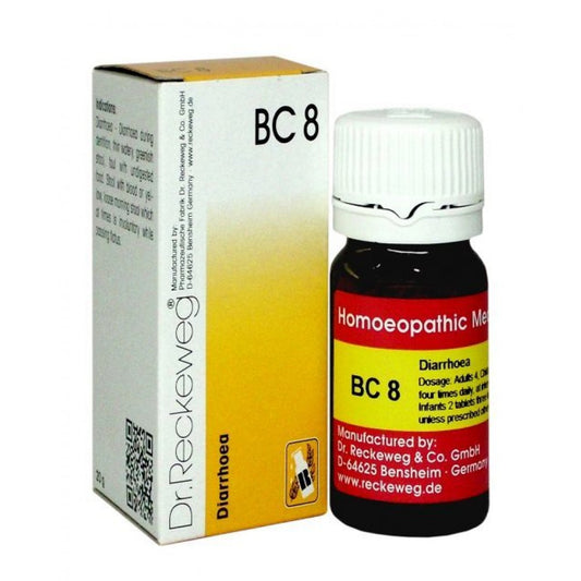 Dr. Reckeweg Bio Combination 8 Diarrhoea during dentition (20g) for vomiting bloating nausea kidney liver care