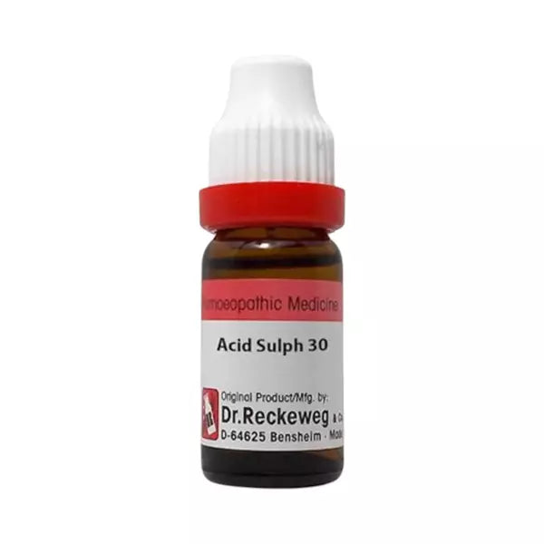 Dr. Reckeweg Acid Sulphuricum Dilution (11ml) for heartburn cough