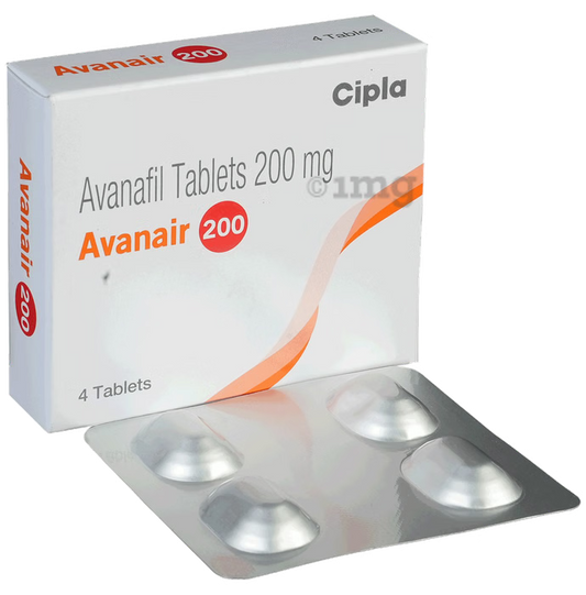 Avanair 200 mg – 4 Tablets for Erectile dysfunction