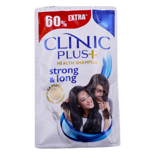Clinic Plus Strong & Long Thick Shampoo, 6.5ml (Pack Of  64)