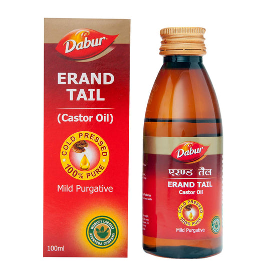 Dabur Ayurvedic Erand Tail (Castor Oil) (100ml) for children constipation