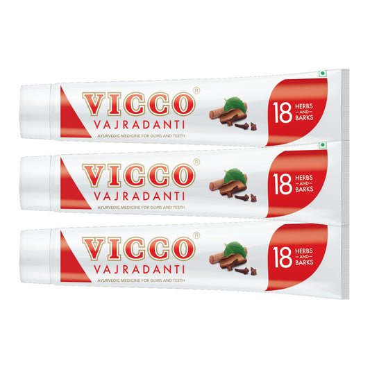 Vicco Vajradanti Paste I Ayurvedic Toothpaste - 200g (Pack of 3)
