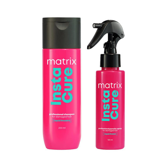 Matrix InstaCure Shampoo (200ml) & Porosity Spray (100ml)