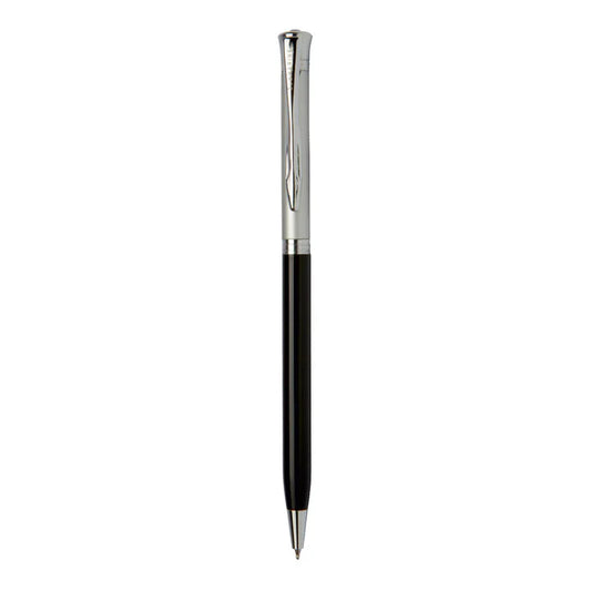 Dance Chrome Ball Pen | Black & Silver | Elegant Wave Clip  5 reviews