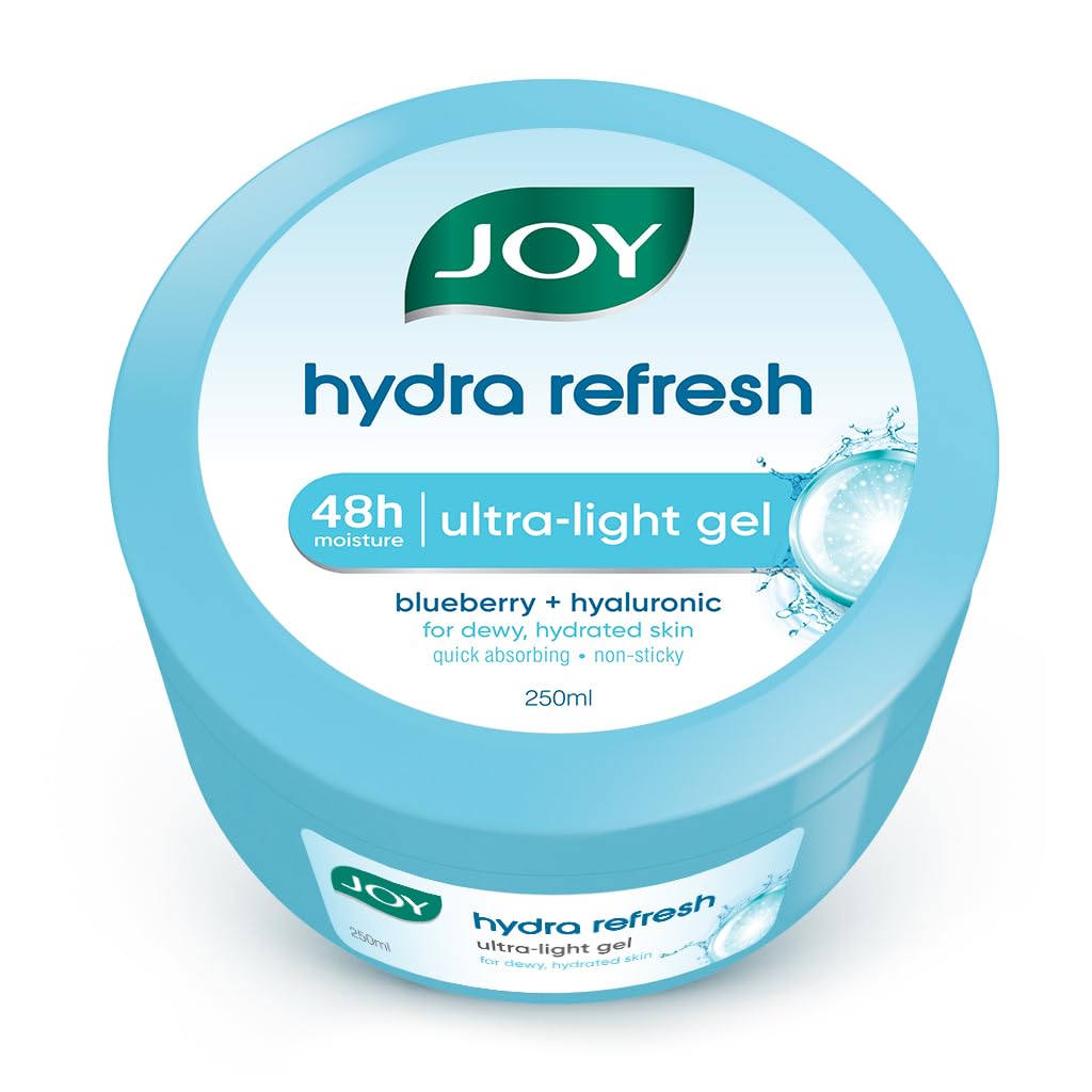 Joy Hydra Refresh Ultra Light Gel, Oil Free Moisturizer with Hyaluronic Acid & Vitamin E 250ml