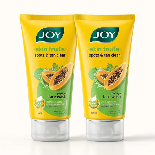Joy Skin Fruits Spots & Tan Clear Face Wash 150ml x2