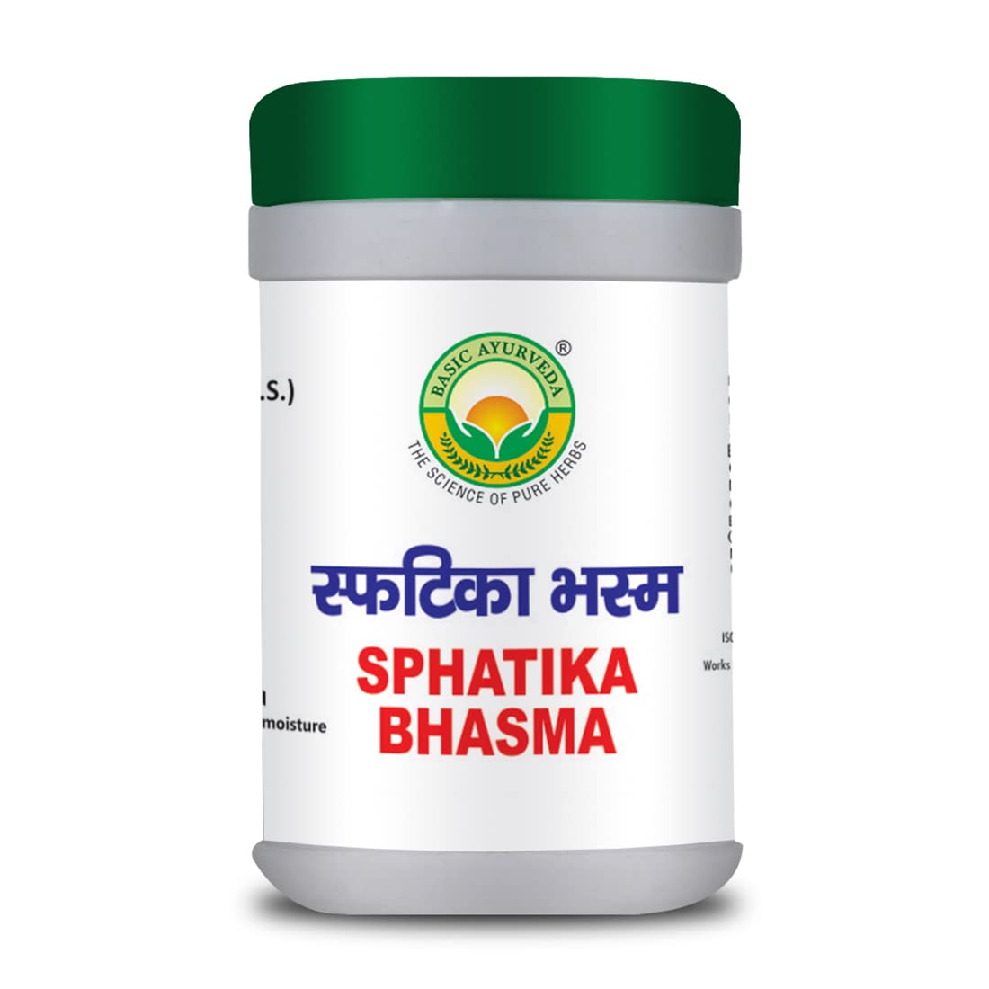Basic Ayurveda Sphatika Bhasma 15 gm For cough, breathe related troubles, respiratory system