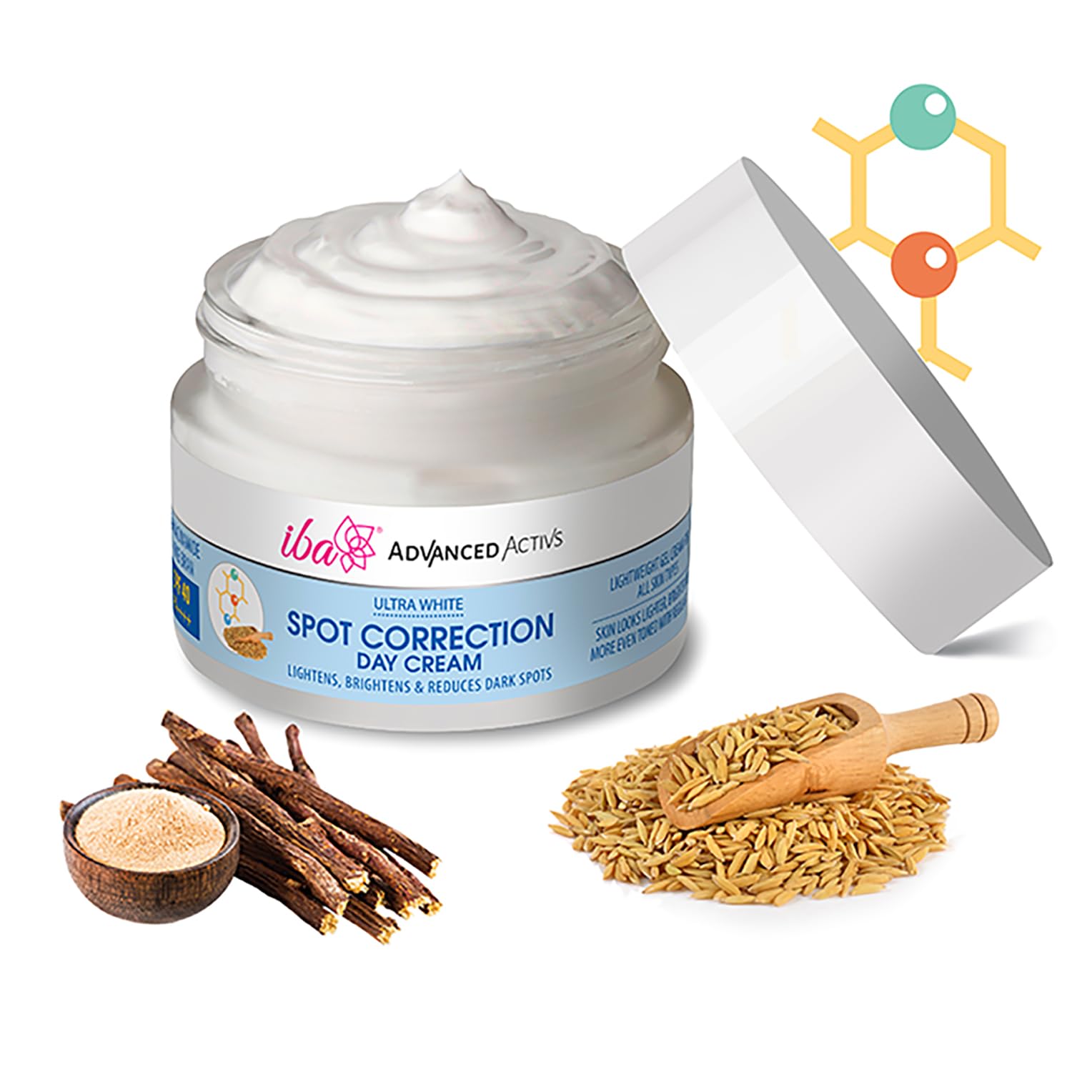 Iba Advanced Activs Ultra White Spot Correction Day Cream, 50g