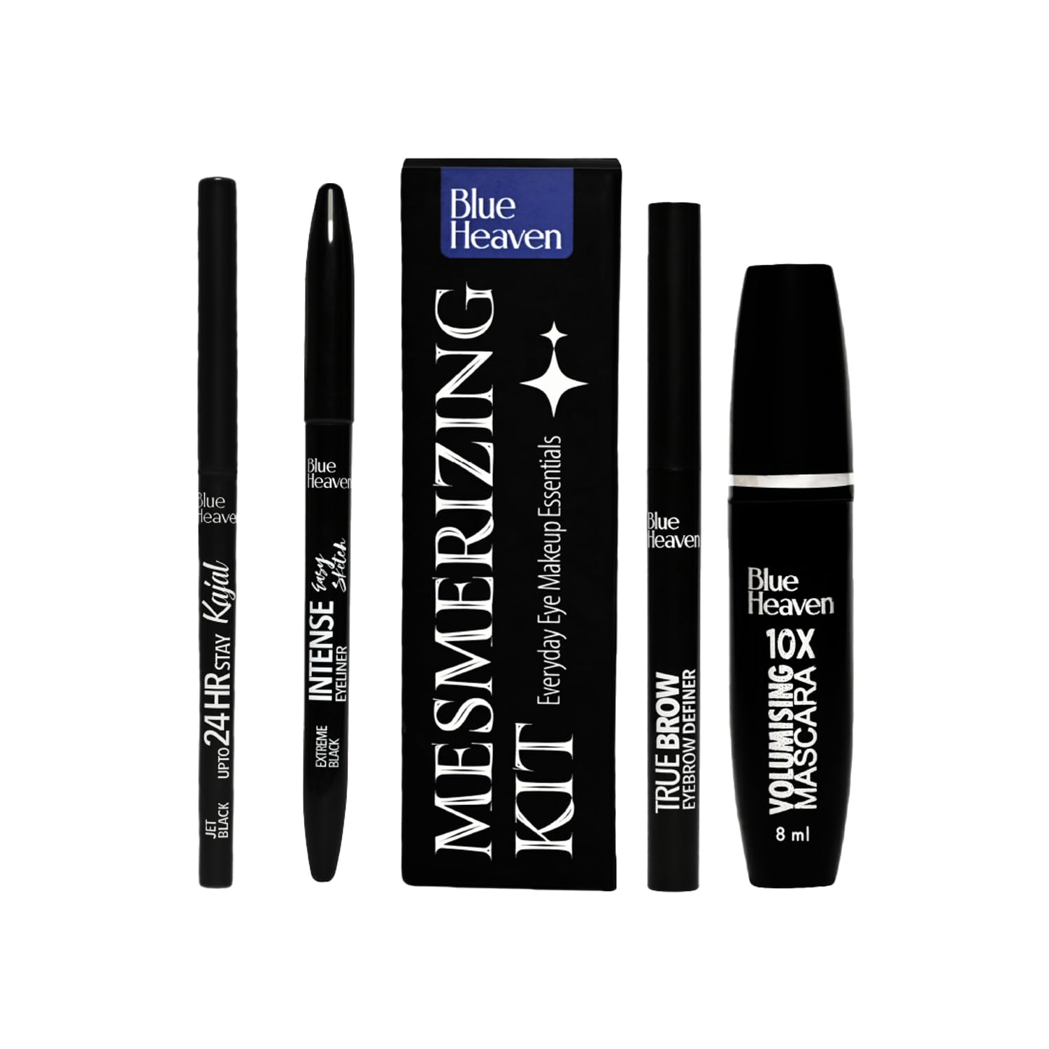 Blue Heaven Mesmerising Eye Kit Combo Pack of 4