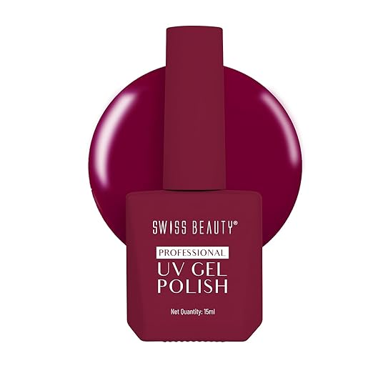 Swiss Beauty Professional Uv Gel Nail Polish, Matte Finish - (Shade-25, 15Ml)