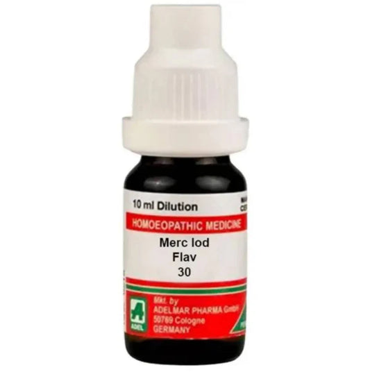 Adel Homeopathy Merc Iod Flav Dilution - 30 CH - 10 ml