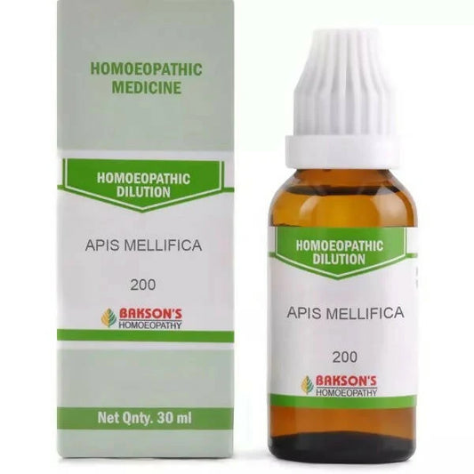 Bakson's Homeopathy Apis Mellifica Dilution - 30 ml - 200 CH