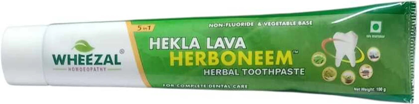 Wheezal Hekla Lava Herboneem Herbal Toothpaste - 100 gm