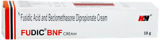 Fudic Bnf Cream (10gm) For Skin Infections, Folliculitis, Eczema