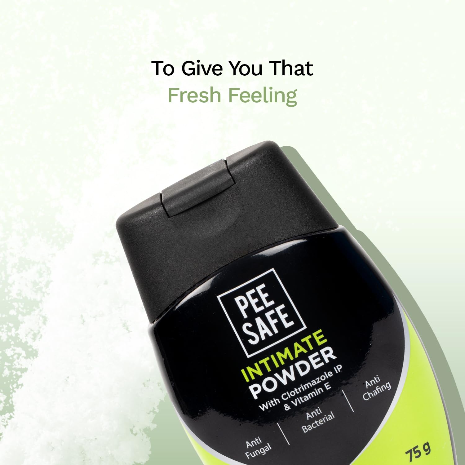 Pee Safe Intimate Powder 75 gm For unwanted moisture from the intimate area, rashes and irritation