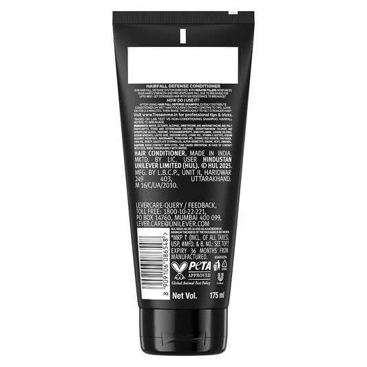 TRESemme Hairfall Defense+ Conditioner 190ml With Keratin Fillers |