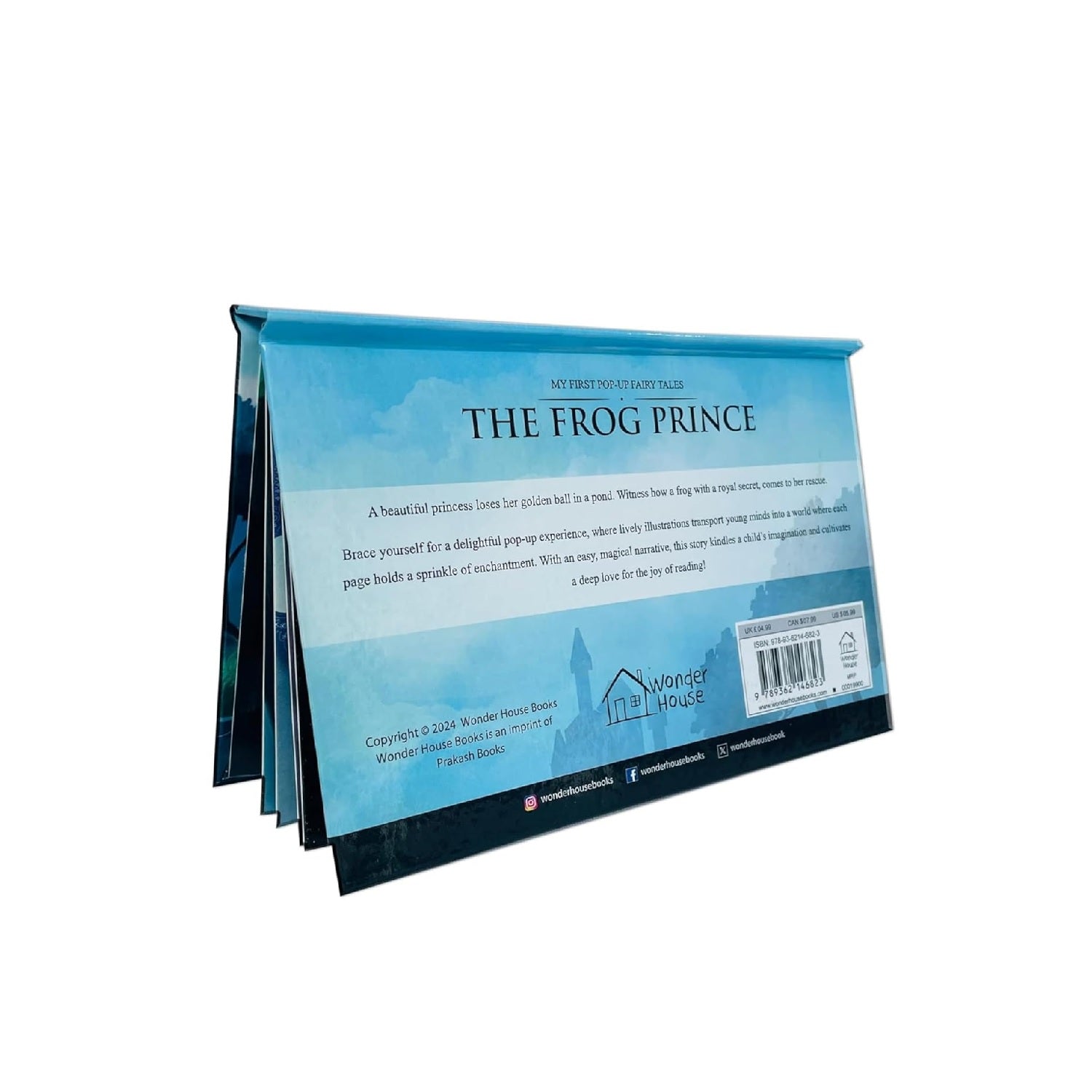 My First Pop Up Fairy Tales The Frog Prince Board Hardcover book