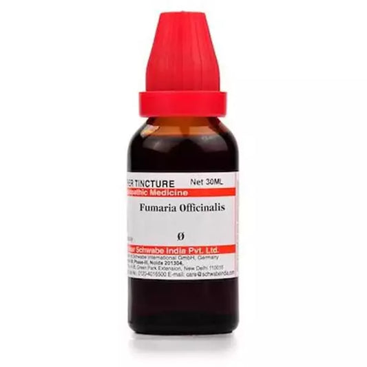 Dr Willmar Schwabe India Fumaria Officinalis Mother Tincture 1X(Q) 30ml for eczema digestion joints pain