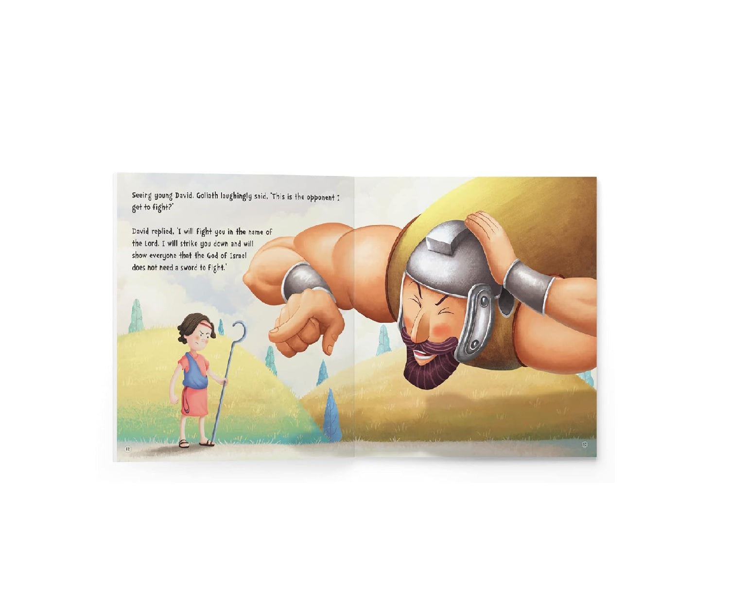My First Illustrated Bible Story: David and Goliath Paperback  Book