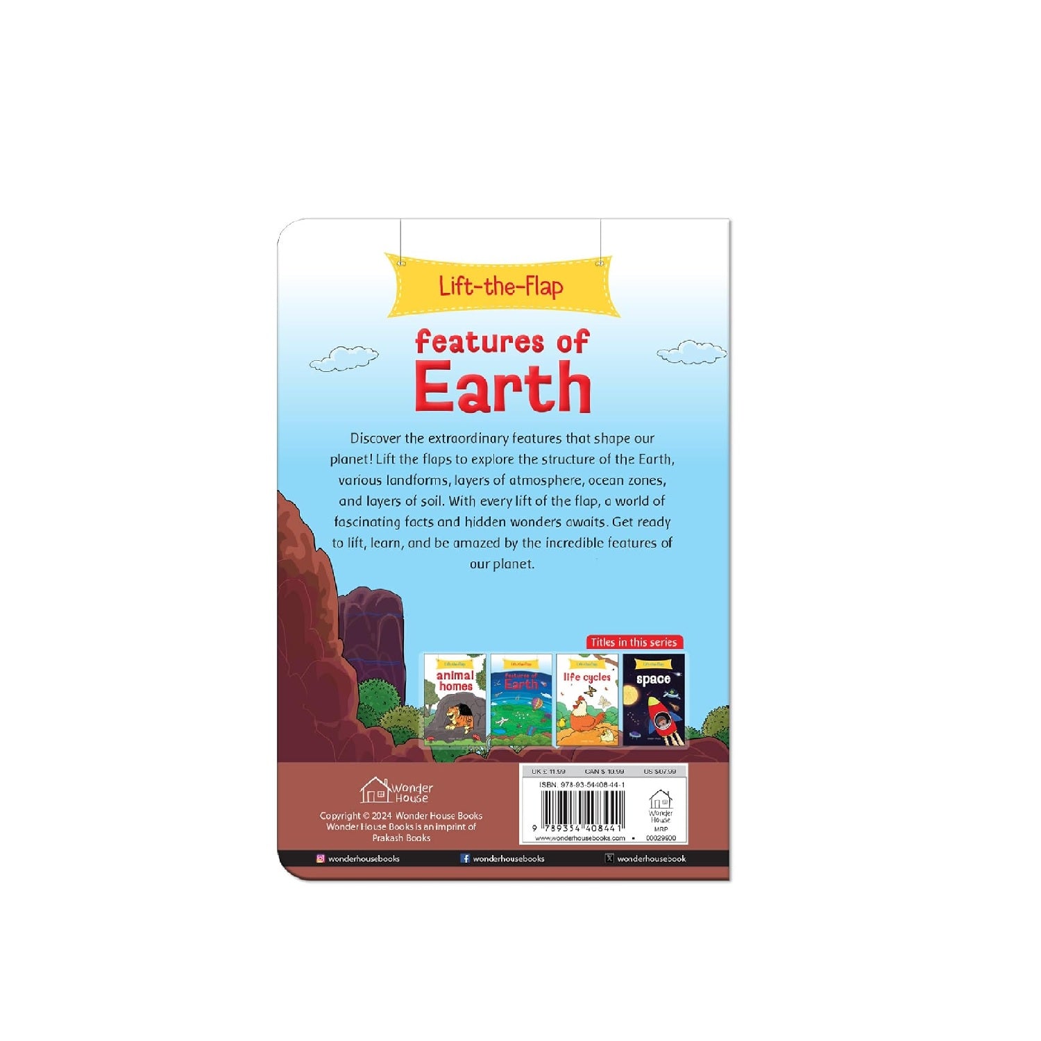 Lift the Flap: Features of Earth Board book