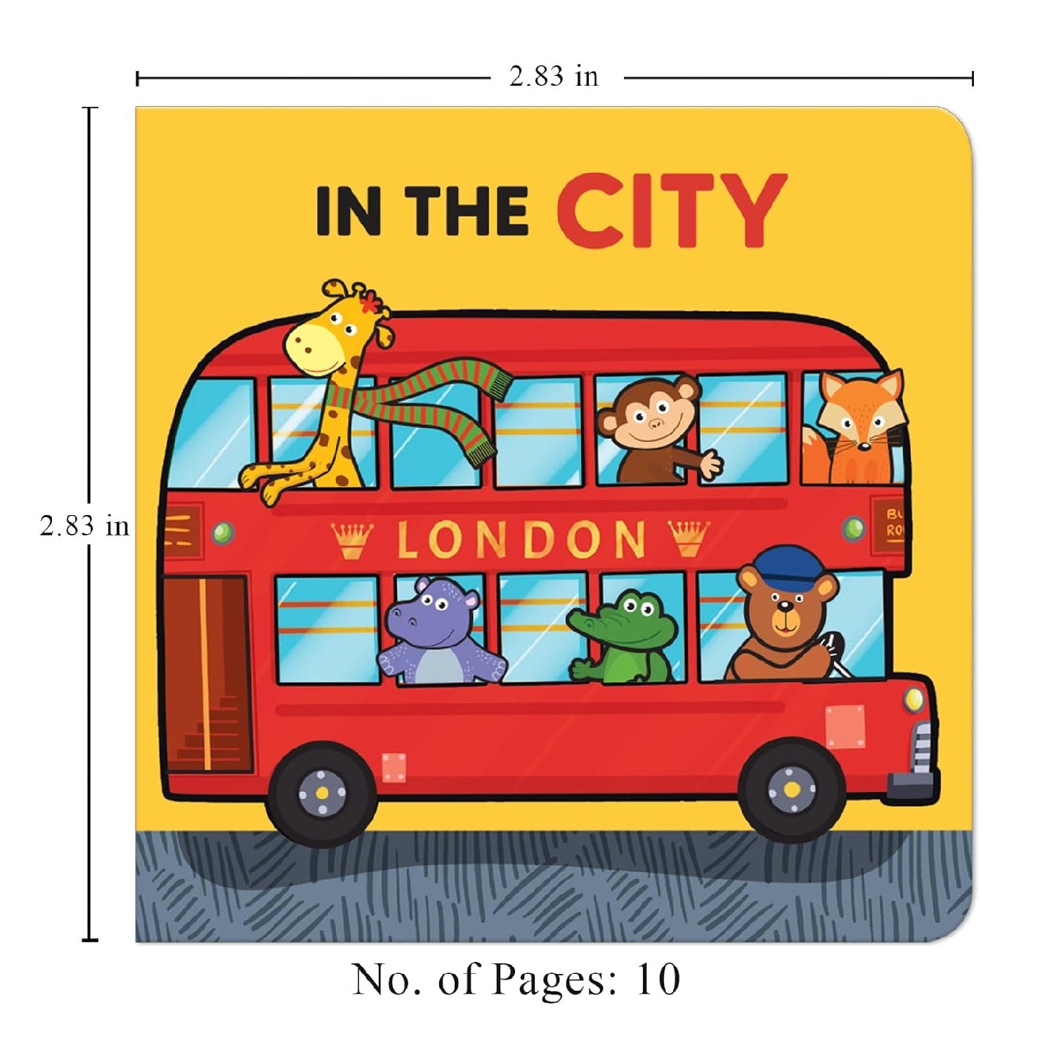 Wheels at Work: In the City Board book  | Hardcover Book