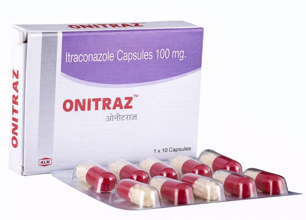 KLM Onitraz 10 Capsules in 1 strip
