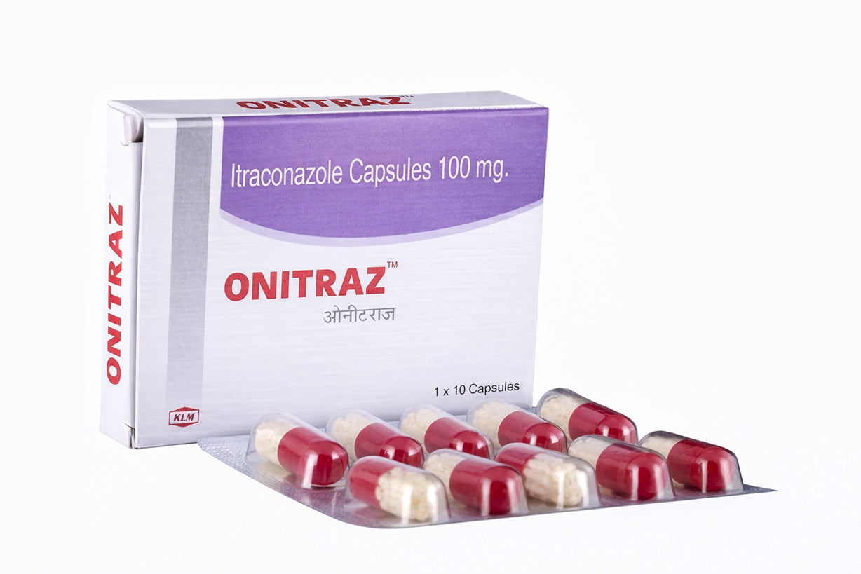 KLM Onitraz 10 Capsules in 1 strip